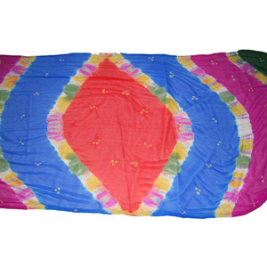 Women’s Lightweight Gradient Tie Dye <b>Scarf</b> Summer Crêpe Hijab Printed <b>Chiffon</b> Shawl Traditional Muslim Style Elegant Soft Breath - Product Image 3