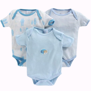 Fabricante de peleles transpirables para recién nacidos, proveedor de ropa de bebé de algodón suave, peleles de algodón lisos para bebé. - Product Image 6