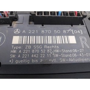 ชุดควบคุม S-class ปี 2005-2009 มือสอง ของแท้ รหัส A2218705087 - Product Image 6