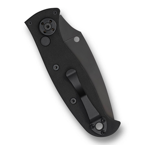 Cuchillos Plegables Modernos con Recubrimiento Negro, Hoja de Corte Liso y Afilado, Mango con Agarre Texturizado Cómodo y Clip Práctico para Uso Diario - Product Image 4