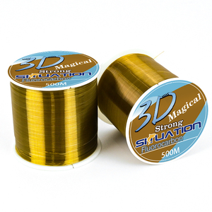SIIUTION Lenza da Pesca in Nylon Resistente 500M per Pesca in Torrente, Lago, Mare e da Barca, Colore Dorato - Product Image 5