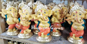 Estatua de Ganesha de Mármol Blanco Hecha a Mano, de la mejor calidad, con Murti Sentado, de Uttar Pradesh, para Acción de Gracias y Uso Multipropósito - Product Image 3