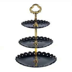 High On Demand Gold Metal 3 Tier Cake <b>Stand</b> for Dessert Serving Bakery Display Wedding Party Available At Export Price - Product Image 6