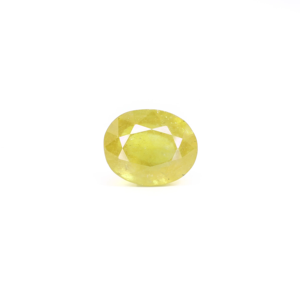 Natural Yellow Sapphire 5.15 Carat Oval Cut Loose Gemstone for Fine Jewelry - Product Image 1
