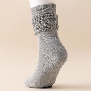 Autumn Crew Socks Breathable Eco-Friendly Towel Bottom Bubble Yoga Exercise Non-Slip <b>Stockings</b> for Floor Use - Product Image 3