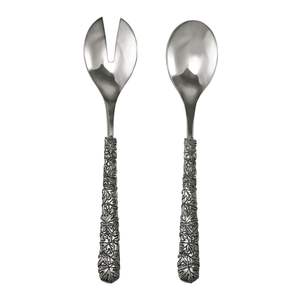 Ensemble de saladiers modernes et élégants en métal pour servir des salades de légumes, des plats de pâtes, des plateaux de fruits et des créations gastronomiques. - Product Image 1