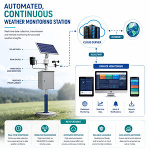 Station de surveillance météo automatisée et continue Plateforme professionnelle de surveillance et d'alerte météo |   OEM disponible - Product Image 1