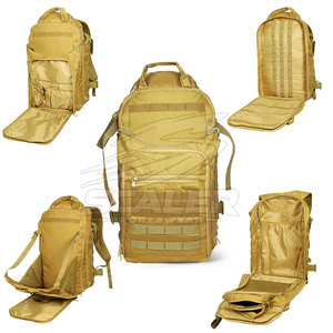 Sac à dos tactique de camping et de randonnée, fermeture éclair, polyester imperméable, grande capacité pour un rangement organisé de l'équipement, transport quotidien - Product Image 4
