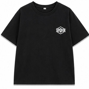 Camiseta de Punto de Manga Corta con Cuello Redondo para Niñas, la Más Vendida, Cómoda, de Algodón Suave, Ropa de Moda Infantil, Diseño Personalizado Disponible - Product Image 1
