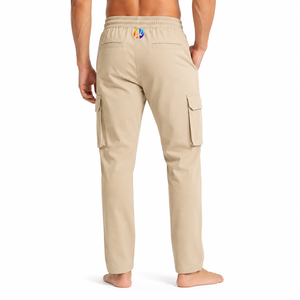 comfortable <b>men</b> cargo <b>trouser</b> with functional utility pockets durable fabric flexible fit and practical style for active daily - Product Image 3
