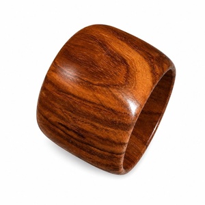 Fashion Handmade Vintage Geometric Wooden <b>Bangle</b> <b>Bracelet</b> Pair Sustainable Eco-Friendly Women's Jewelry - Product Image 1