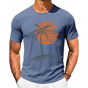 T-shirt DTG décontracté, élégant et confortable, en coton de haute qualité, doux, en molleton, séchage rapide, écologique, respirant, imprimé graphique pour hommes - Product Image 1