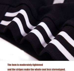 Veste universitaire classique en laine de qualité supérieure, broderie personnalisée, style Letterman américain, col montant, logo sur le devant - Product Image 5