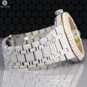 Montre de luxe Charm Jewells en acier inoxydable avec boîtier carré, cadran de 40 mm, mouvement mécanique analogique, verre, résistance à l'eau 10 bars, automatique - Product Image 3