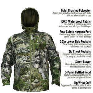 Chaqueta de Caza para Hombre, Transpirable, de Invierno, Tejido Suave, Hecha en Pakistán, Nuevo Estilo para Cazadores, al Mejor Precio - Product Image 3