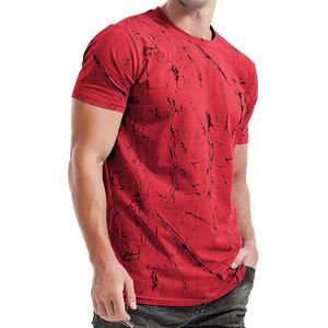 T-shirts personnalisés pour hommes, t-shirts de haute qualité pour hommes, coton brossé doux, design à carreaux chaud, style décontracté tendance - Product Image 1