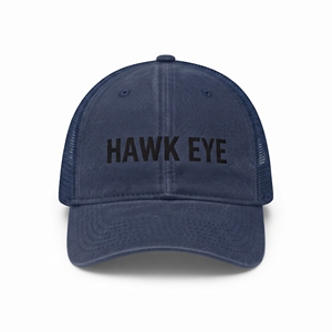Gorra Trucker de Malla Ojo de Halcón Ajustable Unisex Casual con Diseño de Letras Bordadas en la Parte Delantera para Usar en las Cuatro Estaciones - Product Image 2