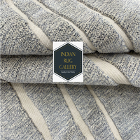 Tapis tissé à la main multicolores ombrés en laine mélangée de Nouvelle-Zélande, antidérapant, moderne, à poils moyens, vente en gros, Dubaï, Kazakhstan, sur mesure, plat