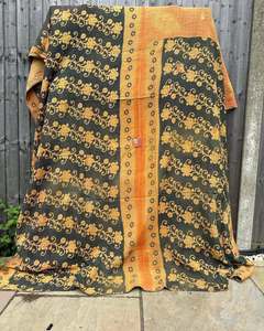 ผ้านวมผ้าแคนธาผ้าฝ้ายวินเทจสวยงามเย็บด้วยมือและซักได้สำหรับใช้ในโรงแรมและในบ้าน - Product Image 5