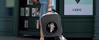 Mochila LED con Ventilador de Holograma 3D Missyou de 16.1 Pulgadas, 128 LED, con Wi-Fi, Control por Aplicación, para Publicidad y Negocios, 1 Año de Garantía, Entrada de 100-240V