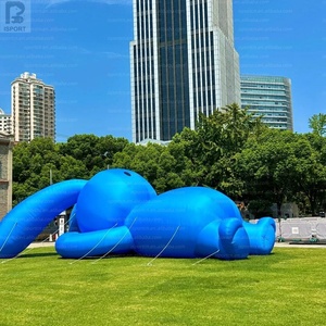 Conejo Azul Inflable Gigante, Conejo Azul de Gran Tamaño, Conejo Inflable Personalizado para Instalaciones Artísticas/Promoción de Parques Temáticos/Fiestas - Product Image 3