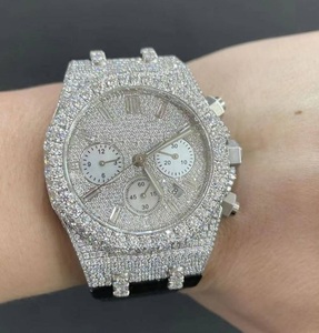 Montre pour homme DAZZLING JEWELS, luxe sur mesure, haute qualité, mouvement mécanique, boîtier et bracelet personnalisables, acier inoxydable - Product Image 6