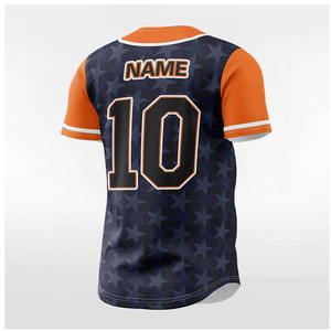 Good Quality Baseball Jerseys Team Wear Baseball Uniform Set Wholesale and Low Price Baseball Jersey Custom Baseball Jersey <b>Navy</b> - Product Image 5