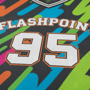 Camiseta de Baloncesto Sublimada, Malla Birdseye, Logotipo Frontal, Transpirable, Secado Rápido, Estilo Profesional, Cuello en V, Sin Mangas, Personalizable para Equipos - Product Image 3