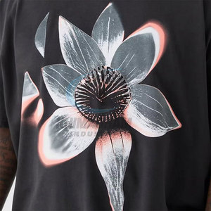 T-shirt pour homme à prix raisonnable, nouveau design, séchage rapide, OEM, haute qualité, polyester/coton, respirant, écologique, décontracté, coupe ample - Product Image 5