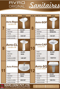 Nuevo modelo de lavabo de baño con pedestal, lavabos de baño, lavabo de baño - Product Image 4