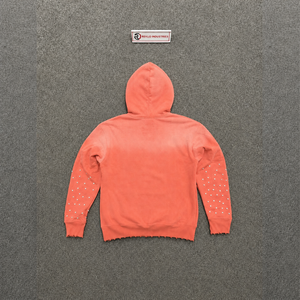 OVERSIZED CORAL GRAPHIC <b>HOODIE</b> FOR MANS MODERN CASUAL FASHION UNISEX PULLOVER MINIMAL STREETWEAR CORAL MODERN STREET STYLE SOFT - Product Image 6
