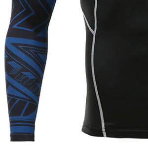 Camiseta Deportiva MMA Personalizada, OEM, con Estampado Personalizado, Protección UV, Manga Larga, para Surf y Grappling, Secado Rápido, Spandex/Nylon - Product Image 5