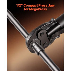 Mordente MegaPress da 1/2 pollice per utensili a pressione HVAC serie Compact, in acciaio temprato 52 HRC, compatibile con utensili a pressione da 24KN, compatibile con Carb - Product Image 2