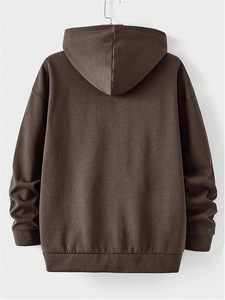 Men's Graphic Zip Up Hoodies Streetwear <b>Jacket</b> Letter Print Long Sleeve Sweatshirt with Pocket - Product Image 2
