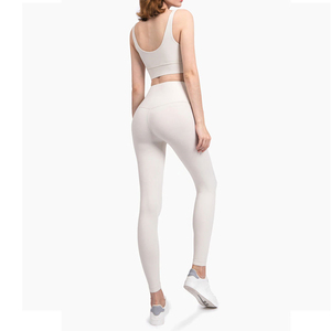 Conjunto de Yoga Directo de Fábrica, Transpirable, que Absorbe la Humedad, Mezcla de Nailon y Spandex, Pedidos al por Mayor, Personalizado, Sialkot - Product Image 6