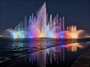 Fontaine d'eau extérieure moderne de grande taille pour jardin, avec bassin en pierre de forme ronde, conception personnalisée GRATUITE - Product Image 5