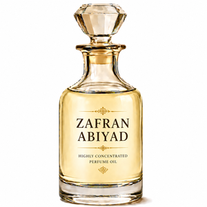 Huile de parfum concentrée (Attar) Zafran Abiyad de haute qualité, 100 grammes, non alcoolisée, unisexe, longue durée, pour usage quotidien - Product Image 1