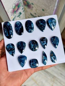 Export Quality Pietersite Gemstone Natural Chatoyant Blue Brown Stone for Rings Pendant <b>Beads</b> Jewelry Available In Bulk Quantity - Product Image 3