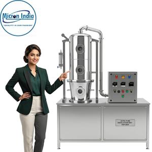 Secador de Lecho Fluido de Acero Inoxidable Micron India, Capacidad de 25 kg, Calentamiento Eléctrico de 12 kW, Soplador de 3000 W, Equipo para Gránulos, 1 Año de Garantía - Product Image 1