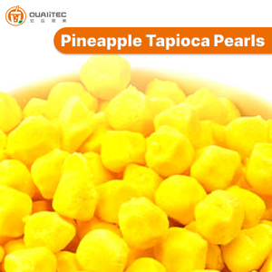 Perles de tapioca à l'ananas pour les ingrédients de thé aux fruits, bubble tea, desserts au lait, fabriquées à Taïwan, plusieurs saveurs, couleurs vives - Product Image 2