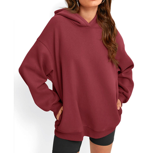 Novedad 2026 Sudadera con capucha extragrande para mujer, holgada, informal, cómoda, de manga larga, corte relajado, tela suave - Product Image 5