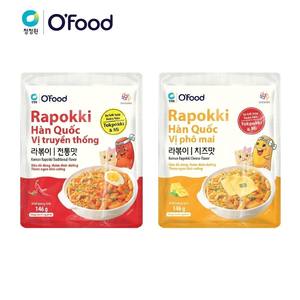 O'Food Rapokki Coreano Instantáneo con Queso 146g, Pastel de Arroz con Sabor a Queso Cremoso y Ramen, Venta al por Mayor B2B para Exportación - Product Image 2