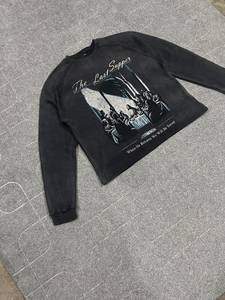 Camisetas de Manga Larga para Hombre, Tejido Waffle, Personalizadas al por Mayor, Impresión DTG, Otoño, Térmicas, Algodón Grueso - Product Image 6