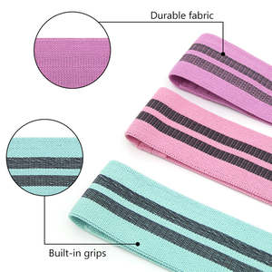 Oferta Especial: Círculo de Cadera Antideslizante para Gimnasio y Fitness, con Logotipo, de Goma, para Entrenamiento Deportivo, Set de Círculos de Cadera y Bandas de Resistencia de Tela para Fitness - Product Image 5