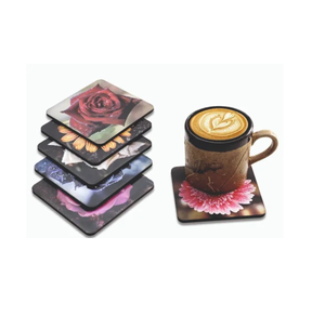 Sous-verres en MDF pour table, sous-verres en MDF imprimés émaillés, dernière conception, vente chaude - Product Image 3