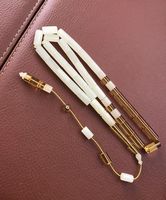 Perles de Tasbih en résine colorée de luxe de haute qualité, écologiques, pour la prière musulmane, compteur de prières islamique, chapelet de Dhikr personnalisé