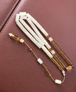 Perles de Tasbih en résine colorée de luxe, écologiques, pour la prière musulmane, compteur de prières islamique, chapelet de Dhikr, design élégant fait main - Product Image 1