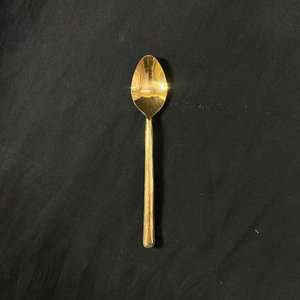 Gold PVD coated <b>Flatware</b> Set of 4 Cutlery Spoon Fork Knife Plain Hand Forged Handle New Design Restaurant Hotel And Home Use - Product Image 4