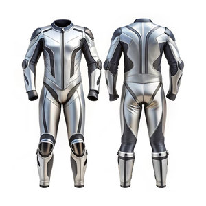 Trending Breathable Leather Motorcycle Motorbike Jacket Trouser Pant Waterproof Biker Racing Suit for Men Women All Seasons - Product Image 4