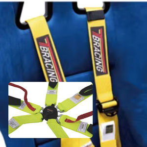 Cinturón de Seguridad para Deportes de Motor OEM ODM FIA 8853 2016 TBRACING, Almohadilla Antideslizante para Hombro, Costura de una Pieza, Ajuste Cómodo, Venta al Por Mayor - Product Image 1